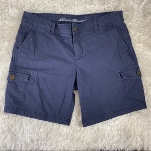 Eddie Bauer Navy Blue Cargo Shorts